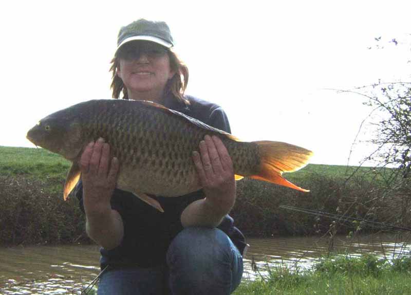 Di with 15 lb carp
